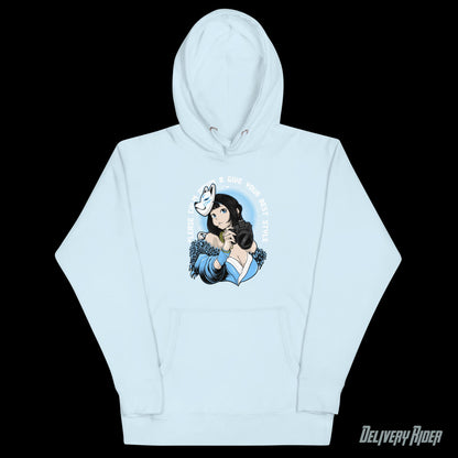 Kitsune Girl With Mask Unisex Hoodie