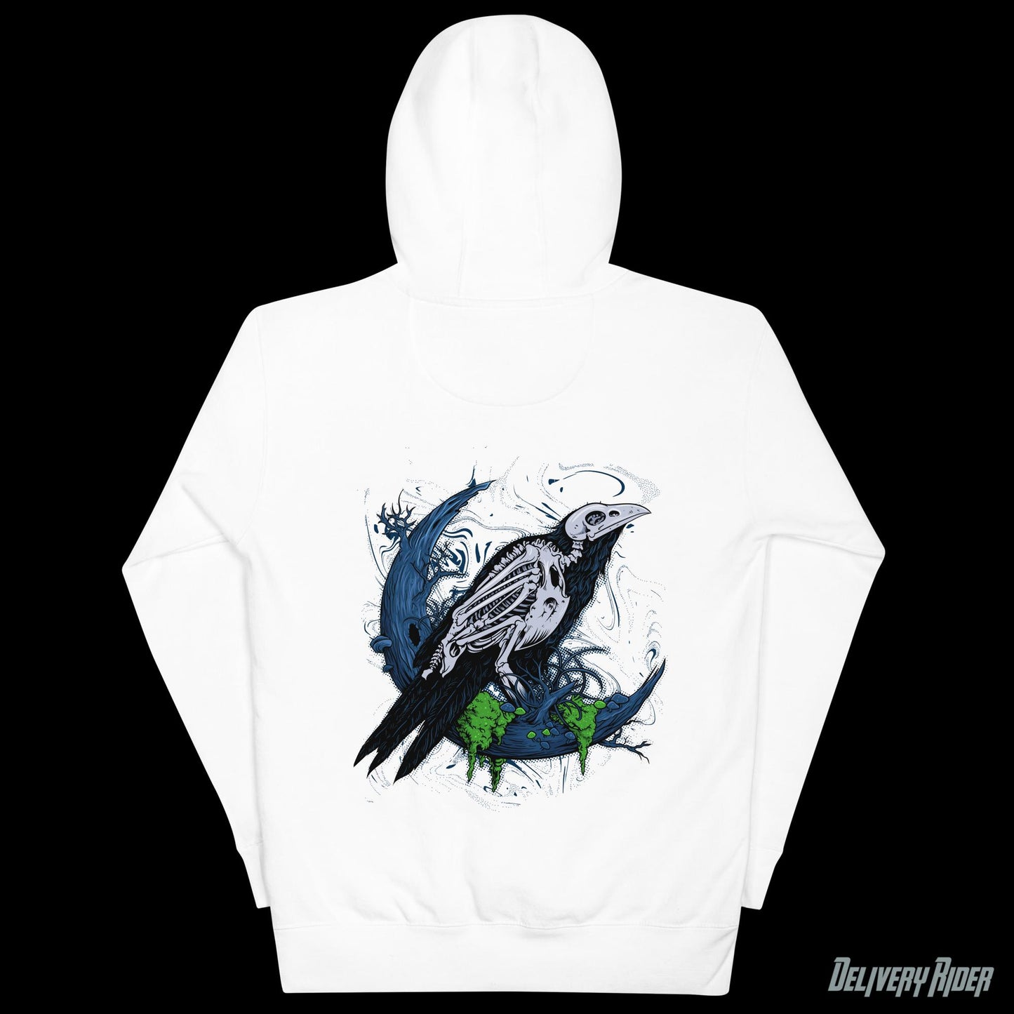 Delivery Rider (Skull Bird) Tracksuits Unisex Hoodie