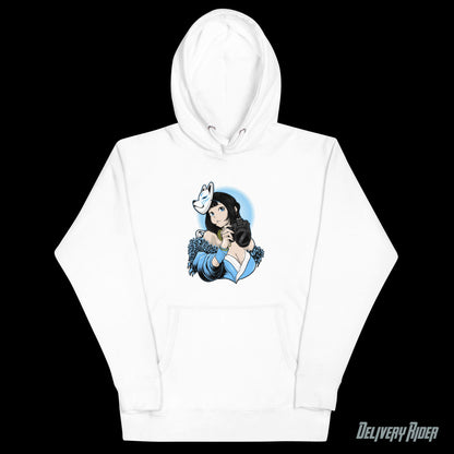 Kitsune Girl With Mask Unisex Hoodie